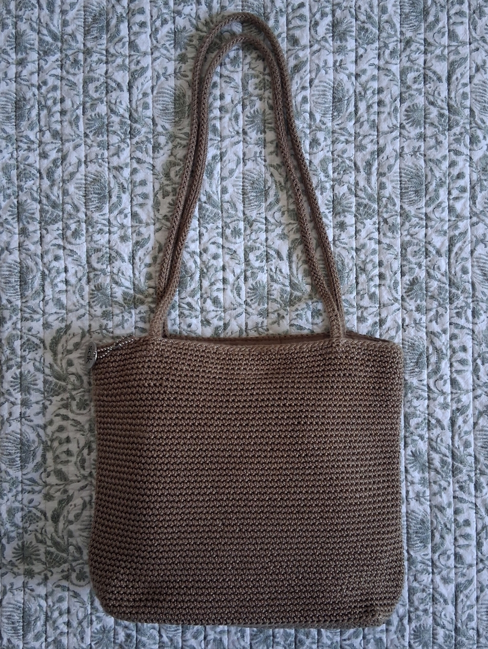The Sak Tan Crochet Bag